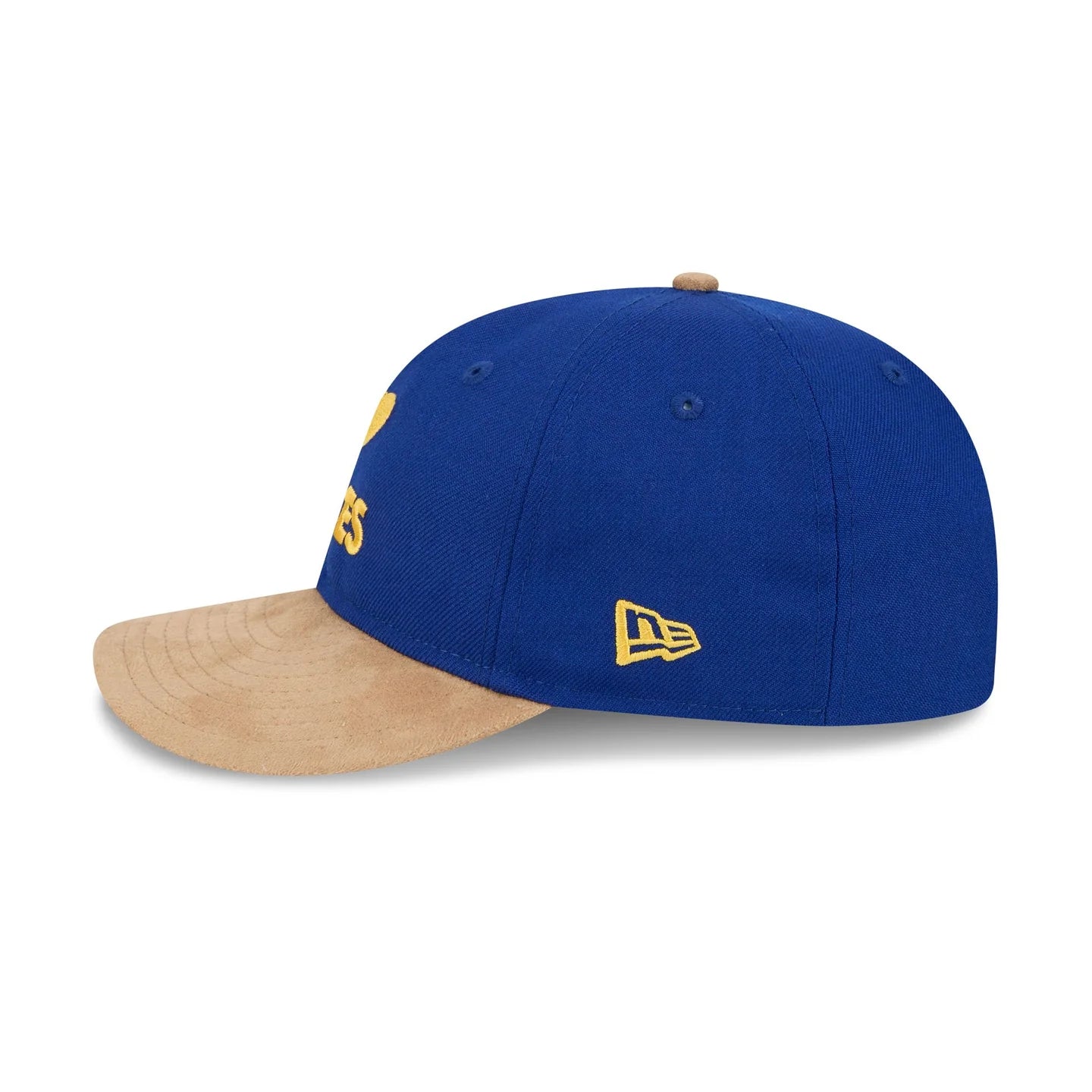 West Coast Eagles Hat - AFL 2025 Retro Contrast Suede 9Fifity Strapback Cap - New Era